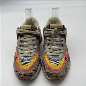 Gucci Suede Calfskin Tejus Printed Women’s Ultrapace Sneakers